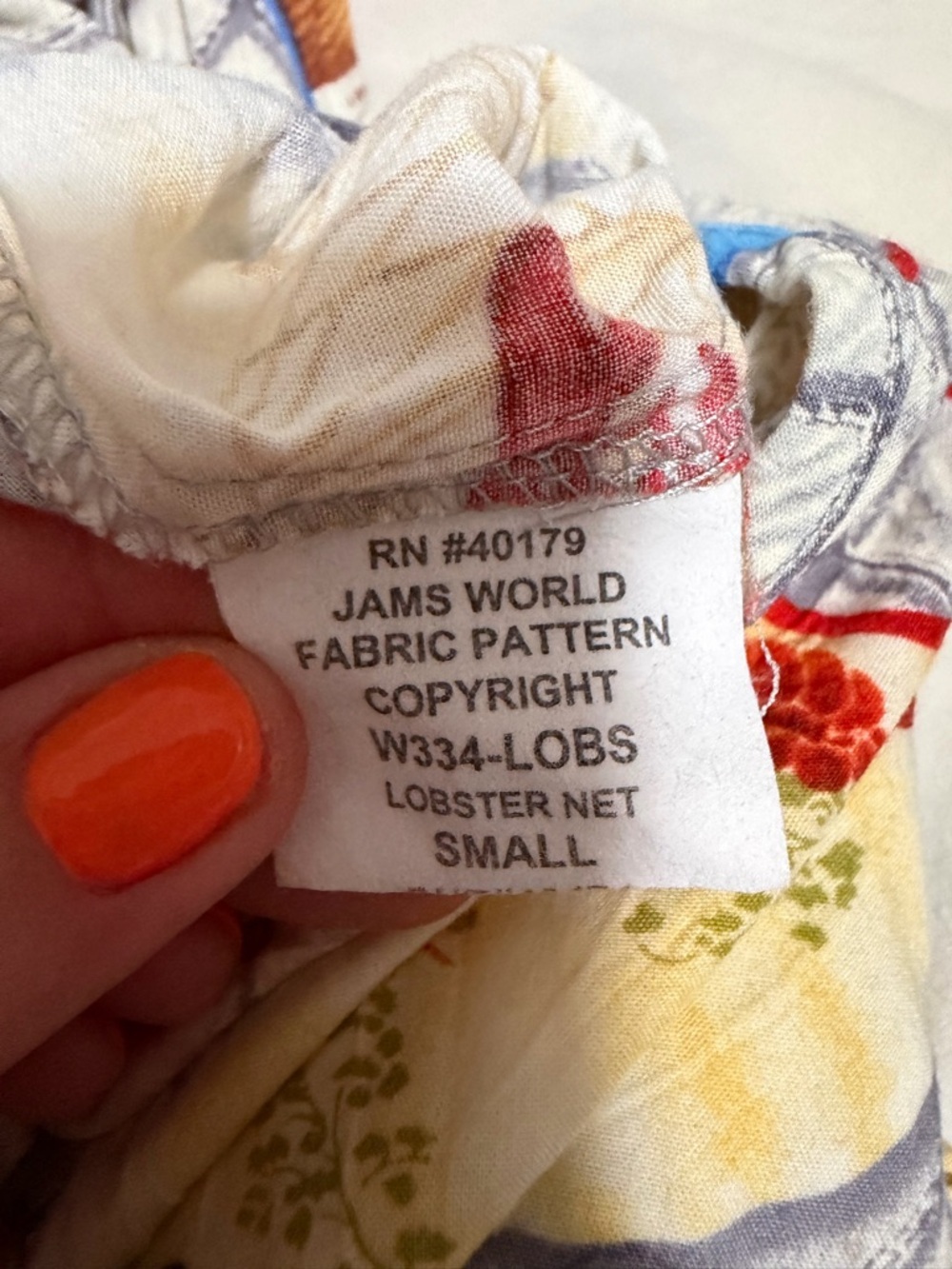 Jams World Vintage Lobster Net Multicolor MIDI Sumdress Women’s Small - Picture 4 of 5